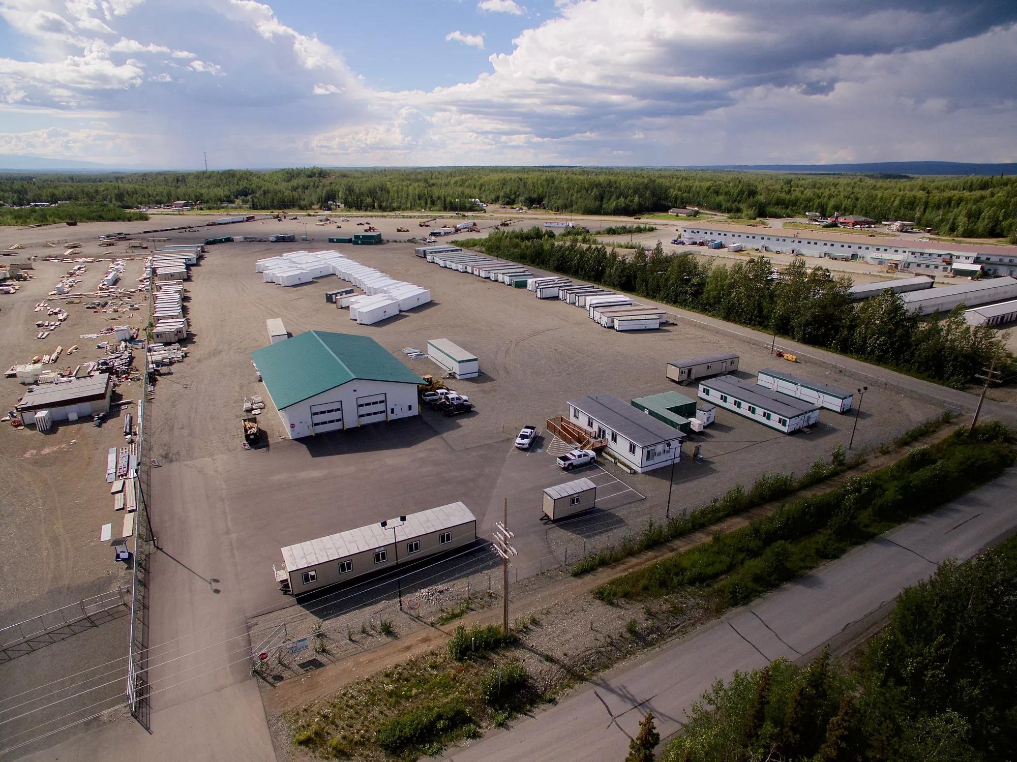 WillScot Alaska branch with modular building inventory