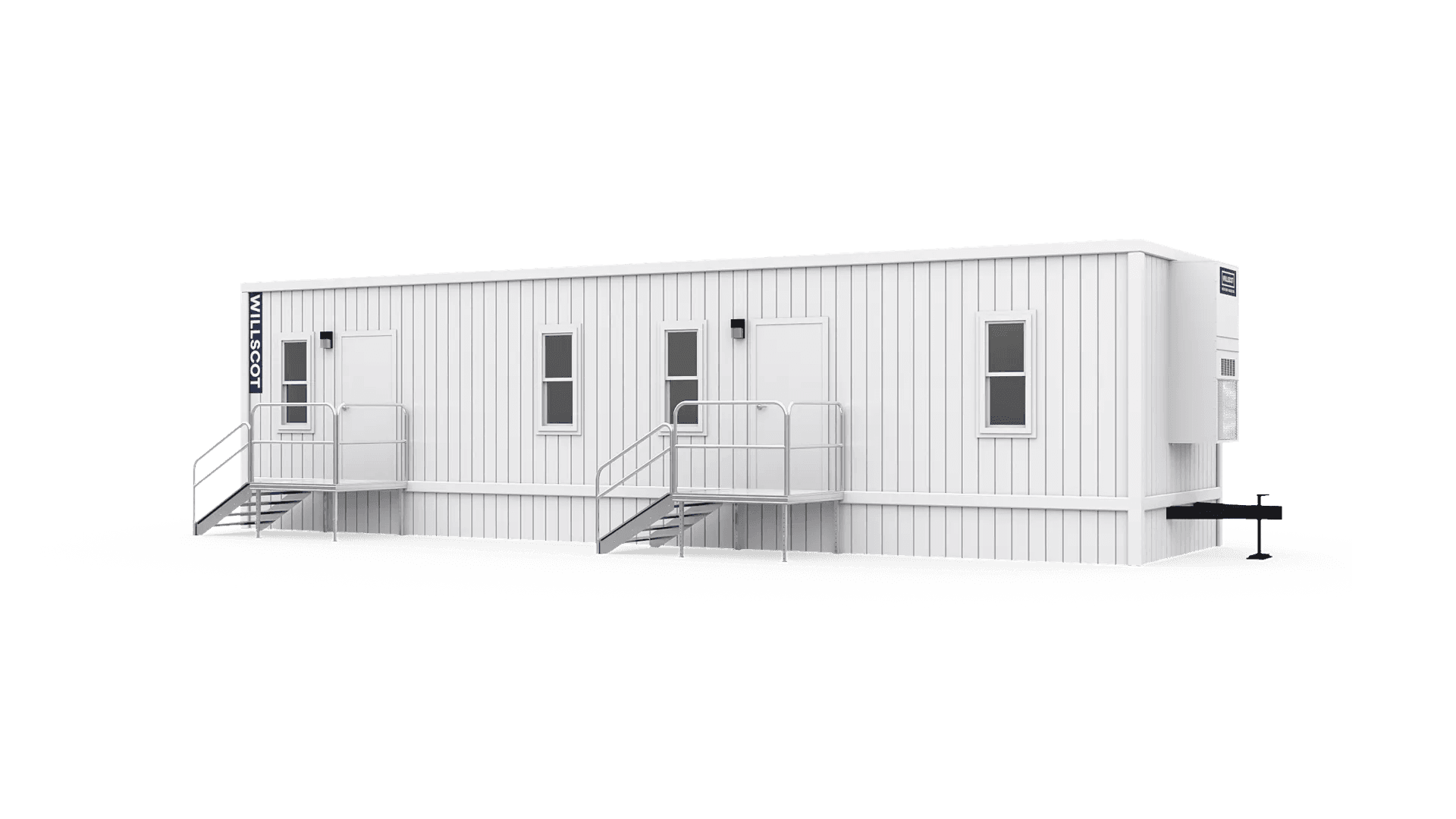 12-foot-wide construction trailers