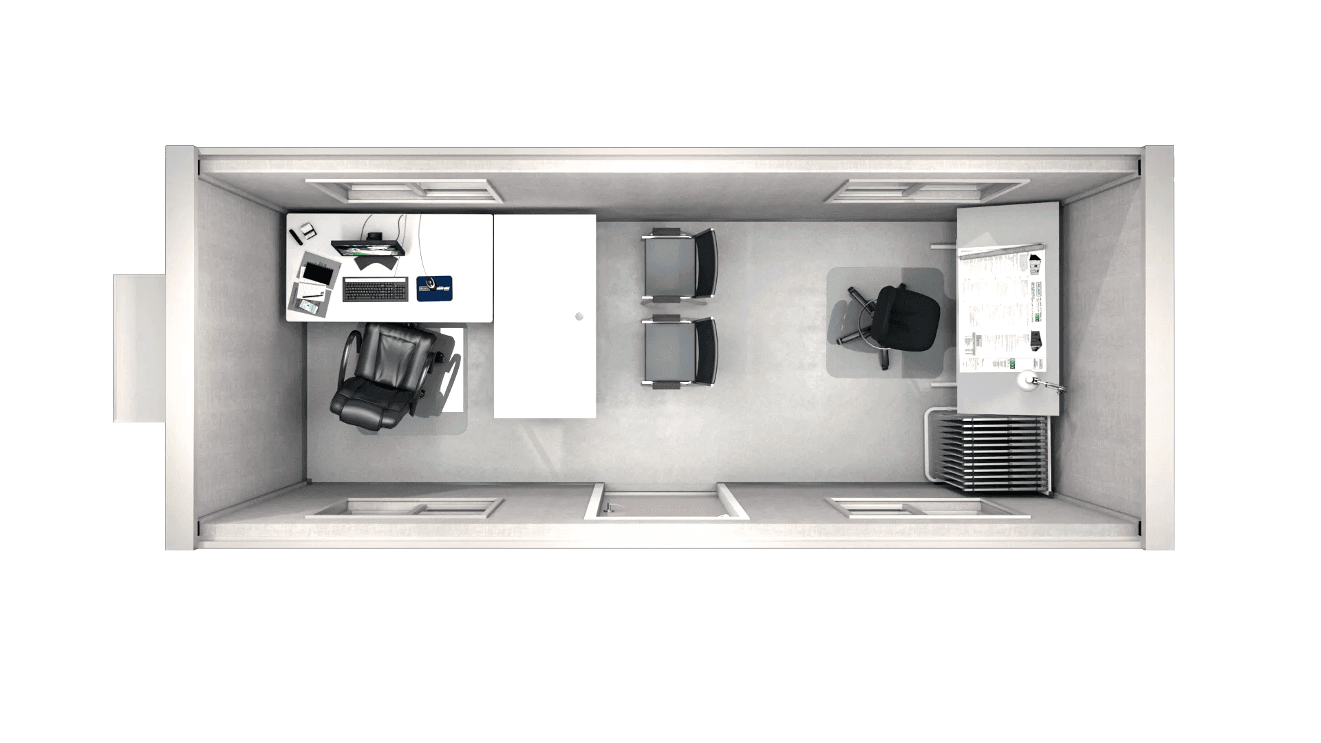 Portable office container