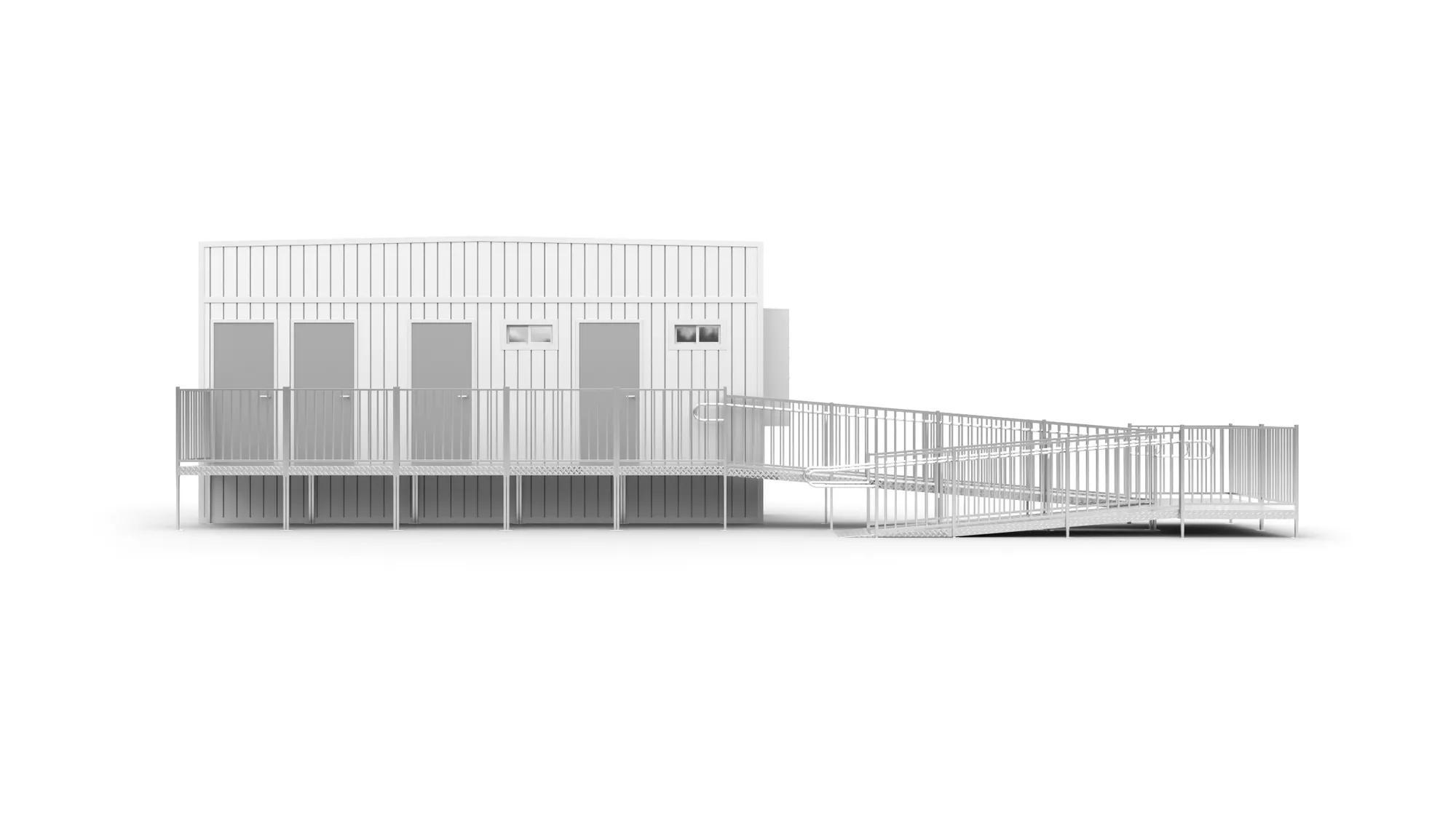 Portable restroom rentals